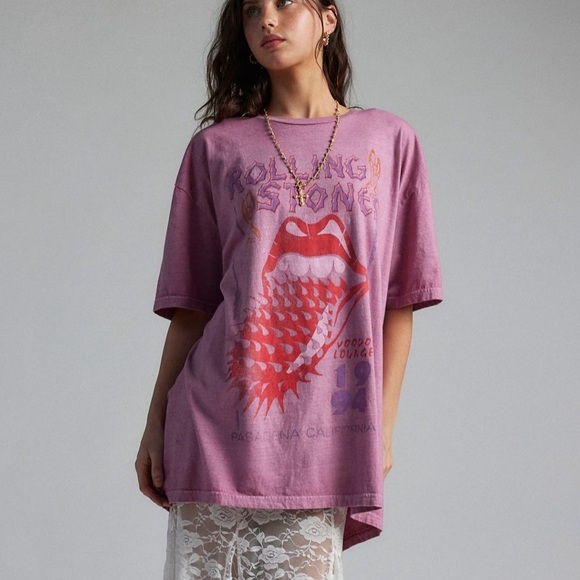 Urban Outfitters Tops - Urban Outfitters Rolling Stones Oversized T-Shirt